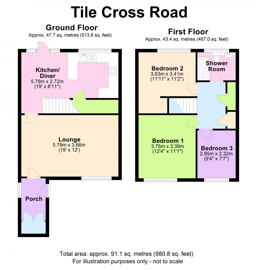 Floorplan for Tile Cross, Birmingham