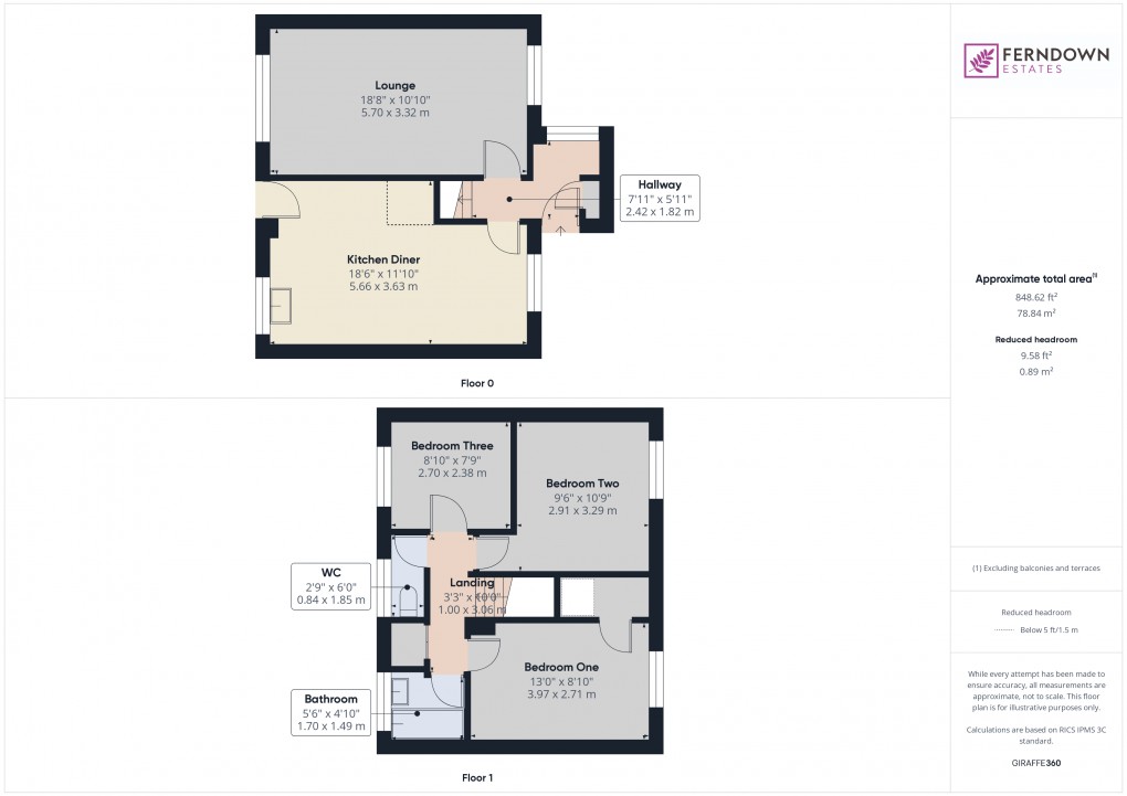 Floorplan for Chelmsley Wood, Birmingham