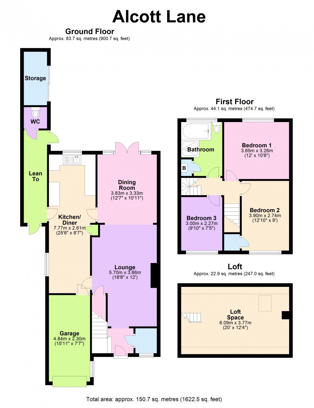 Floorplan for Marston Green, Birmingham