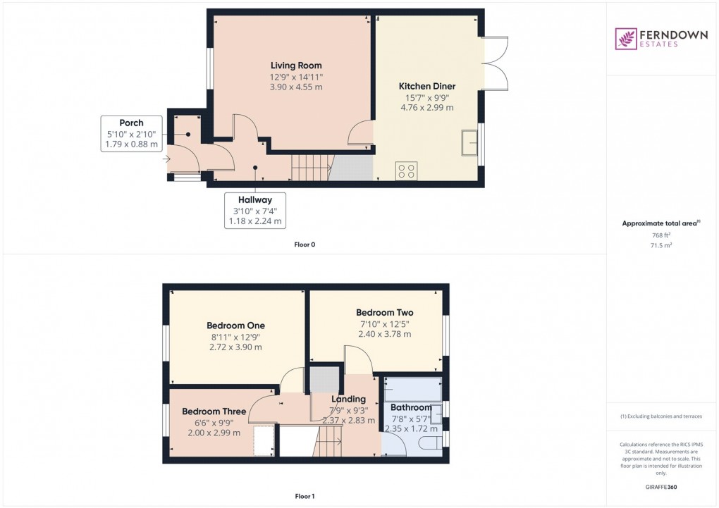 Floorplan for Kingshurst, Birmingham