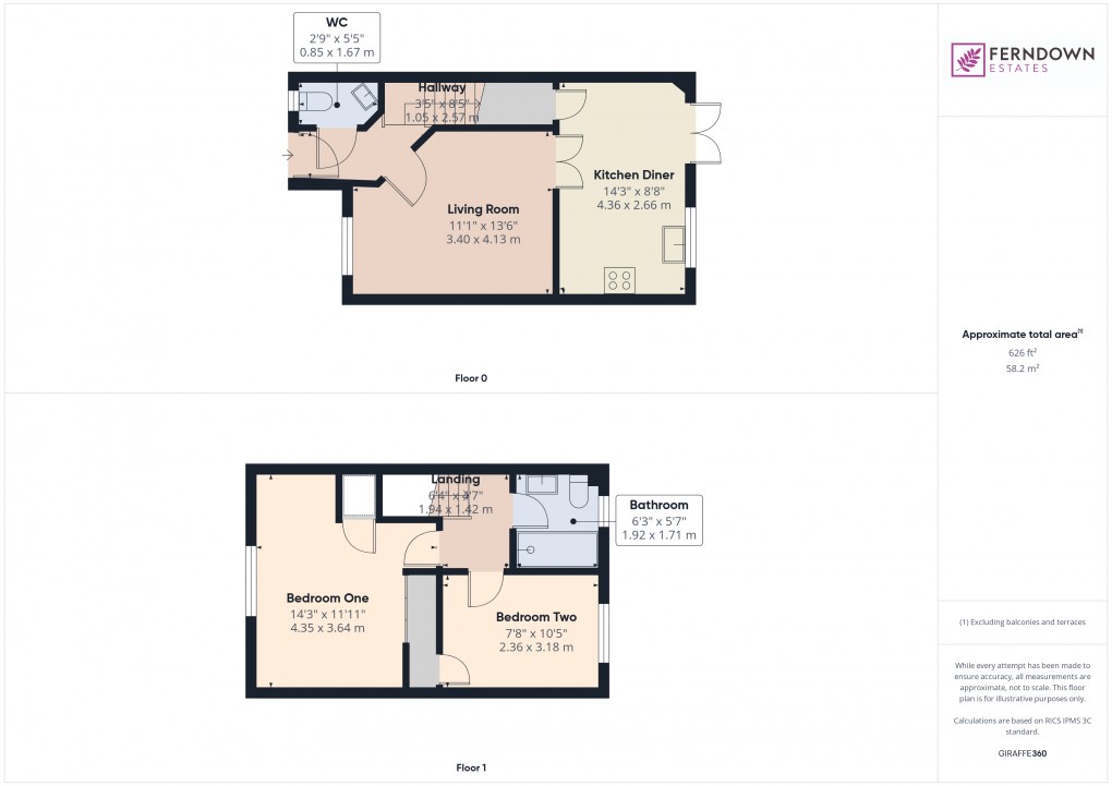 Floorplan for Marston Green, Birmingham