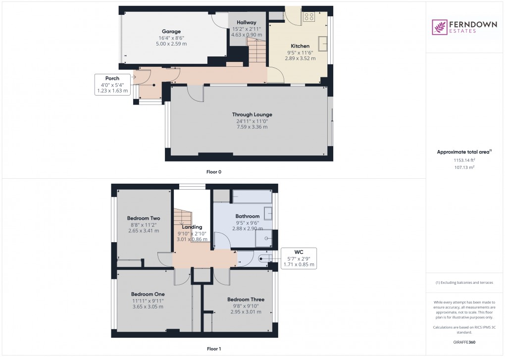 Floorplan for Chelmsley Wood, Birmingham