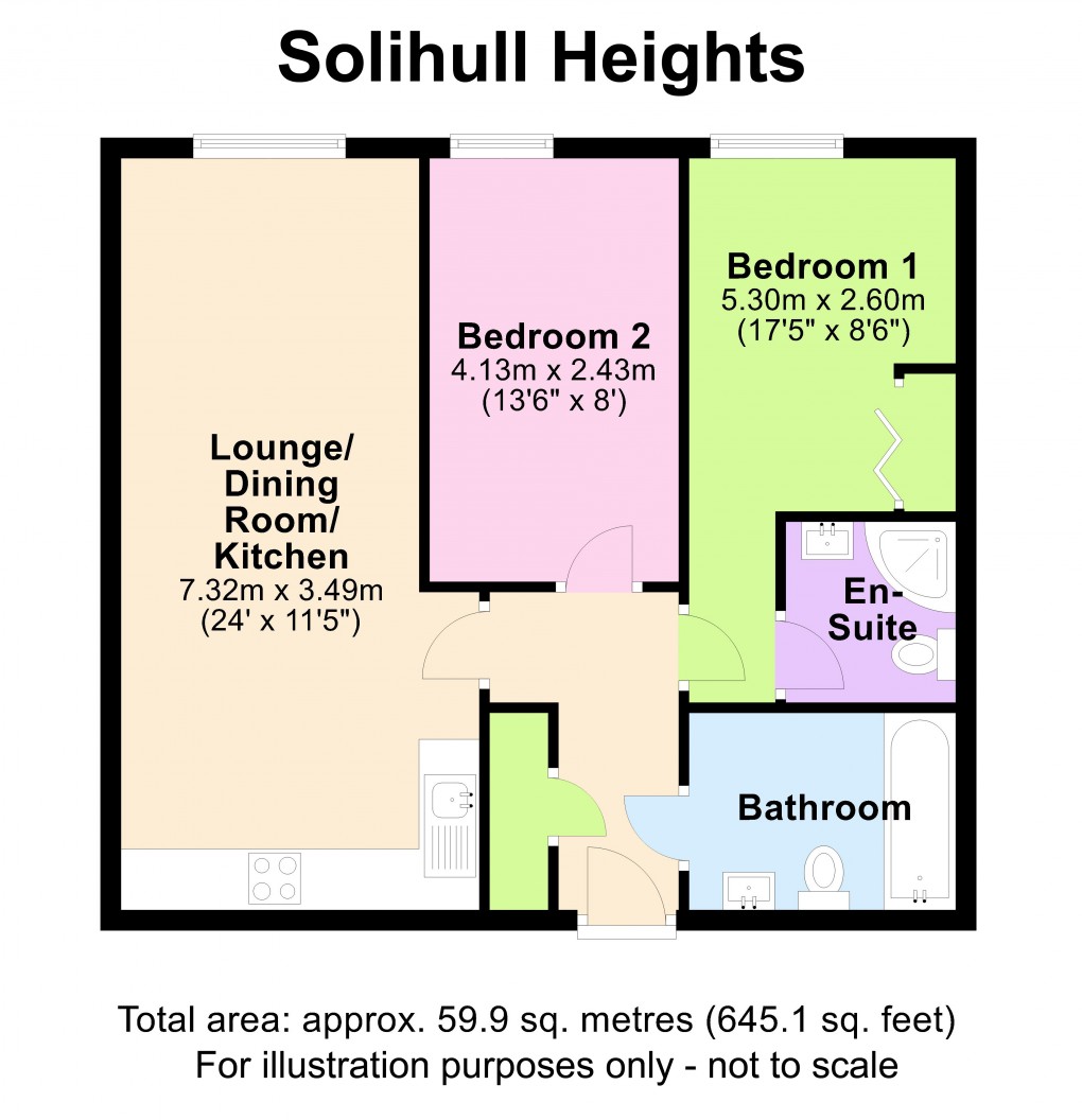 Floorplan for Birmingham, West Midlands