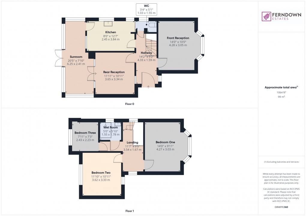 Floorplan for Marston Green, Birmingham
