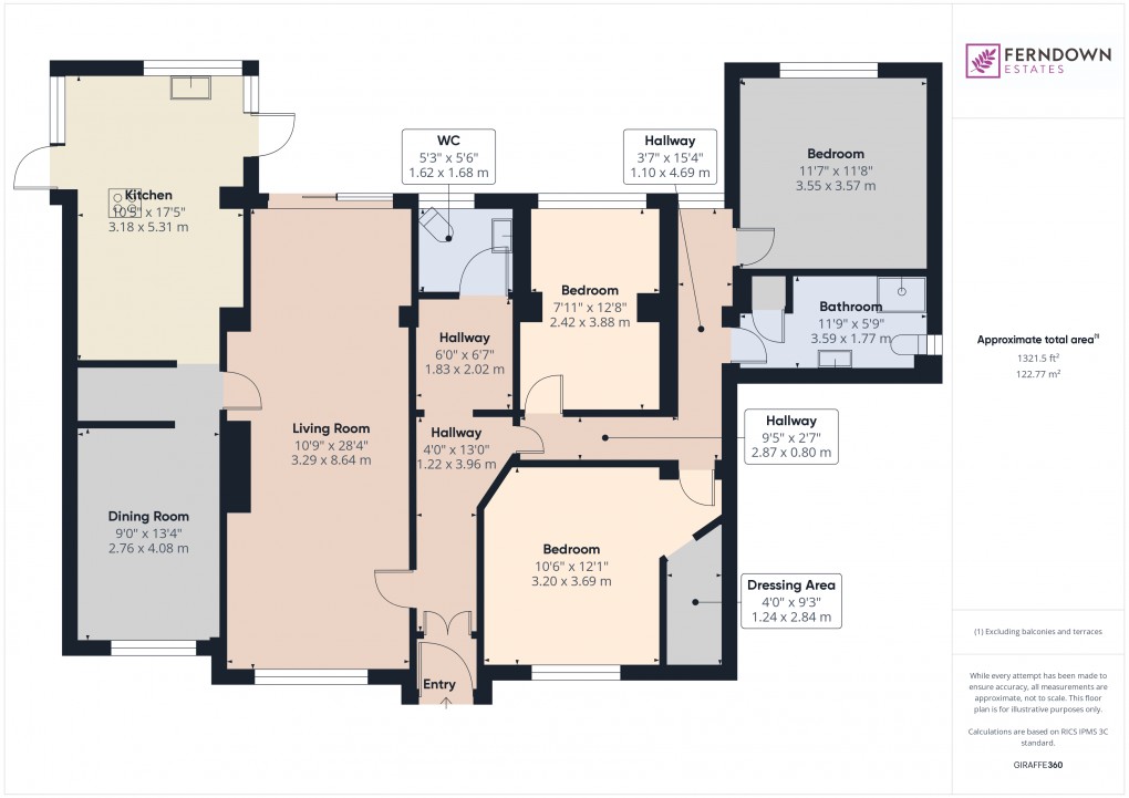 Floorplan for Water Orton, Birmingham, Warwickshire