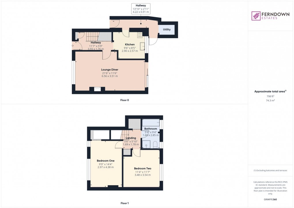 Floorplan for Shard End, Birmingham