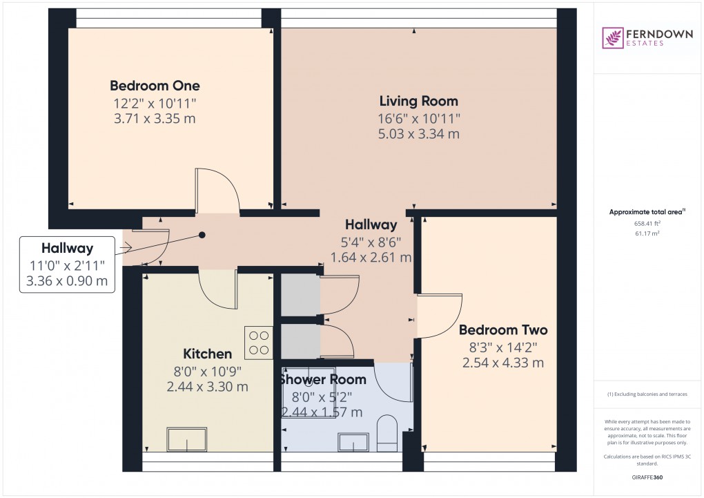 Floorplan for Chelmsley Wood, Birmingham
