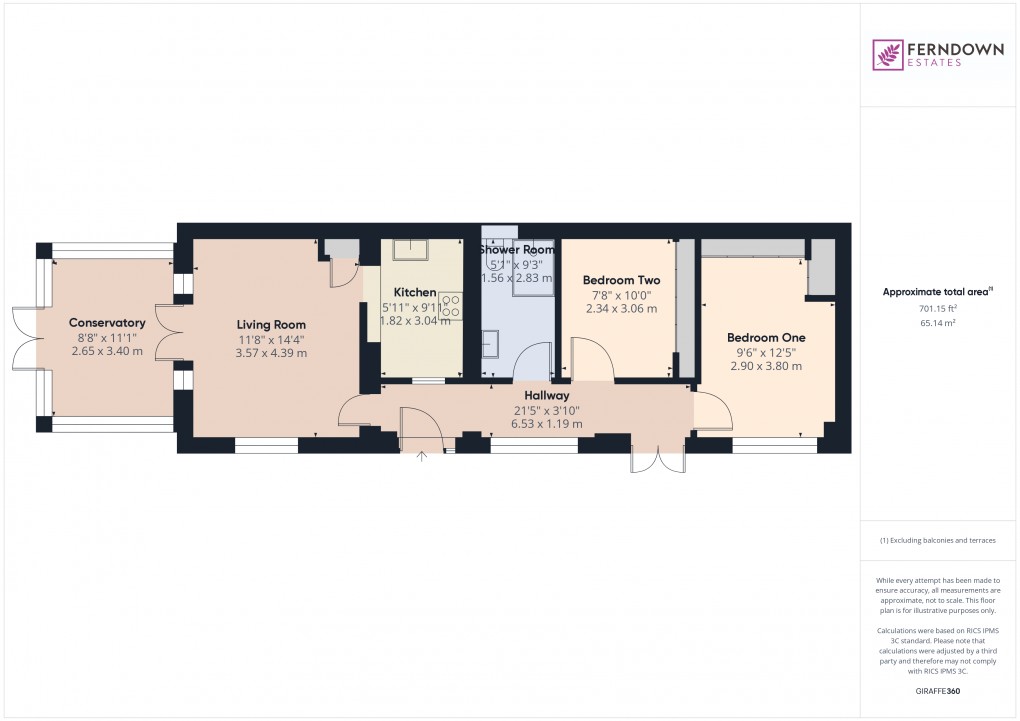 Floorplan for Marston Green, Birmingham