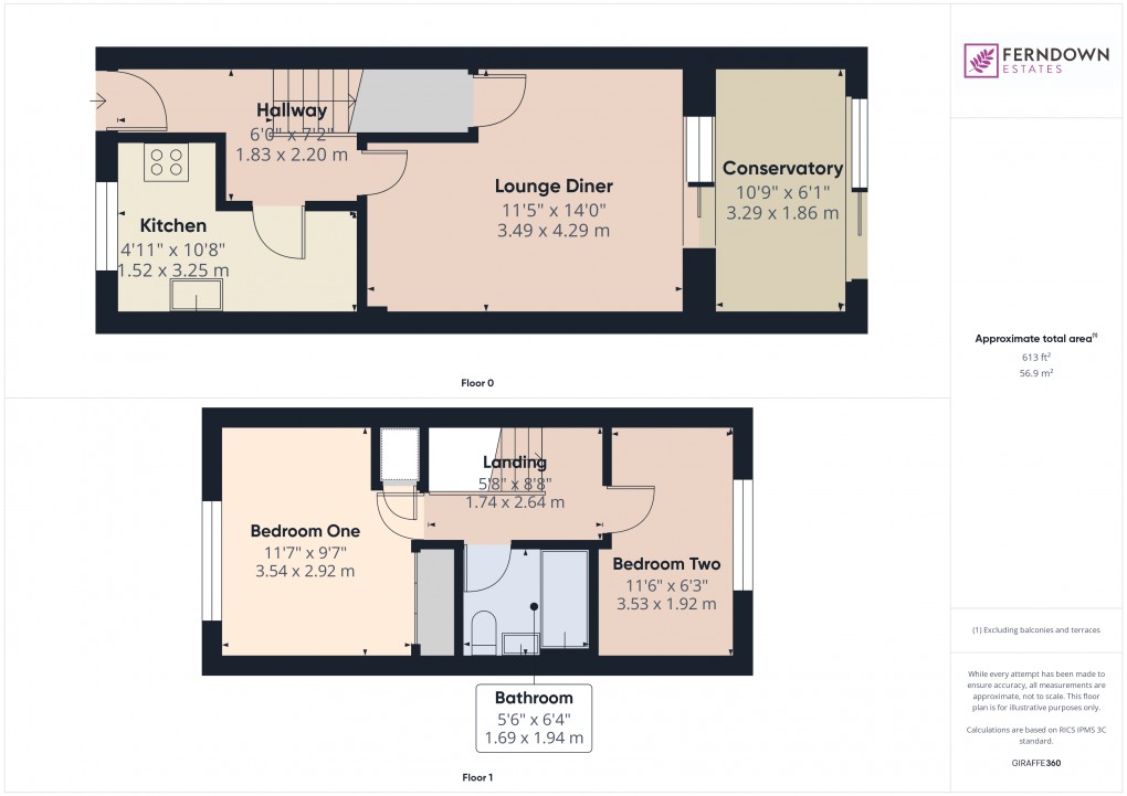 Floorplan for Marston Green, Birmingham