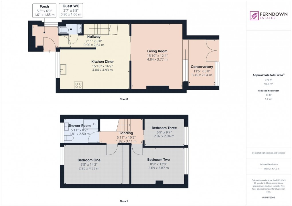 Floorplan for Chelmsley Wood, Birmingham